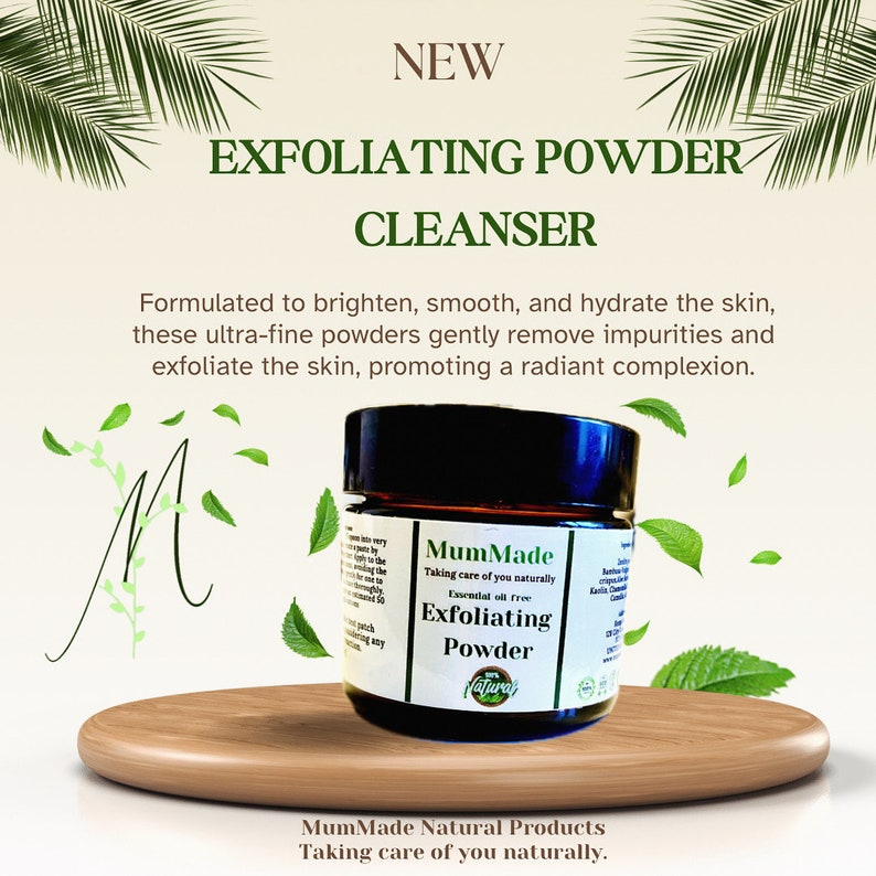 Pure & Gentle Foaming Face Wash: Fragrance-Free, Natural Cleansing Powder